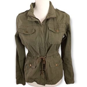 FINESSE ARMY GREEN UTILITY JACKET SZ.S EUC